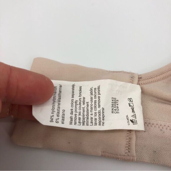 Warners Simply Perfect Wireless Bra 2XL Beige Nude RN0212T - Picture 9 of 11